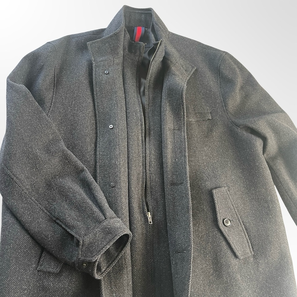 Cremieux Dark Grey Men's Pea Coat in XXL -NWOT - Picture 3 of 11